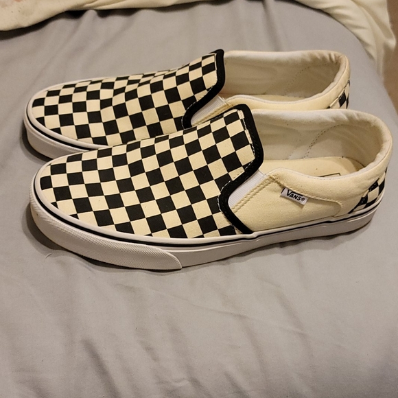 Vans Other - Cream checker vans